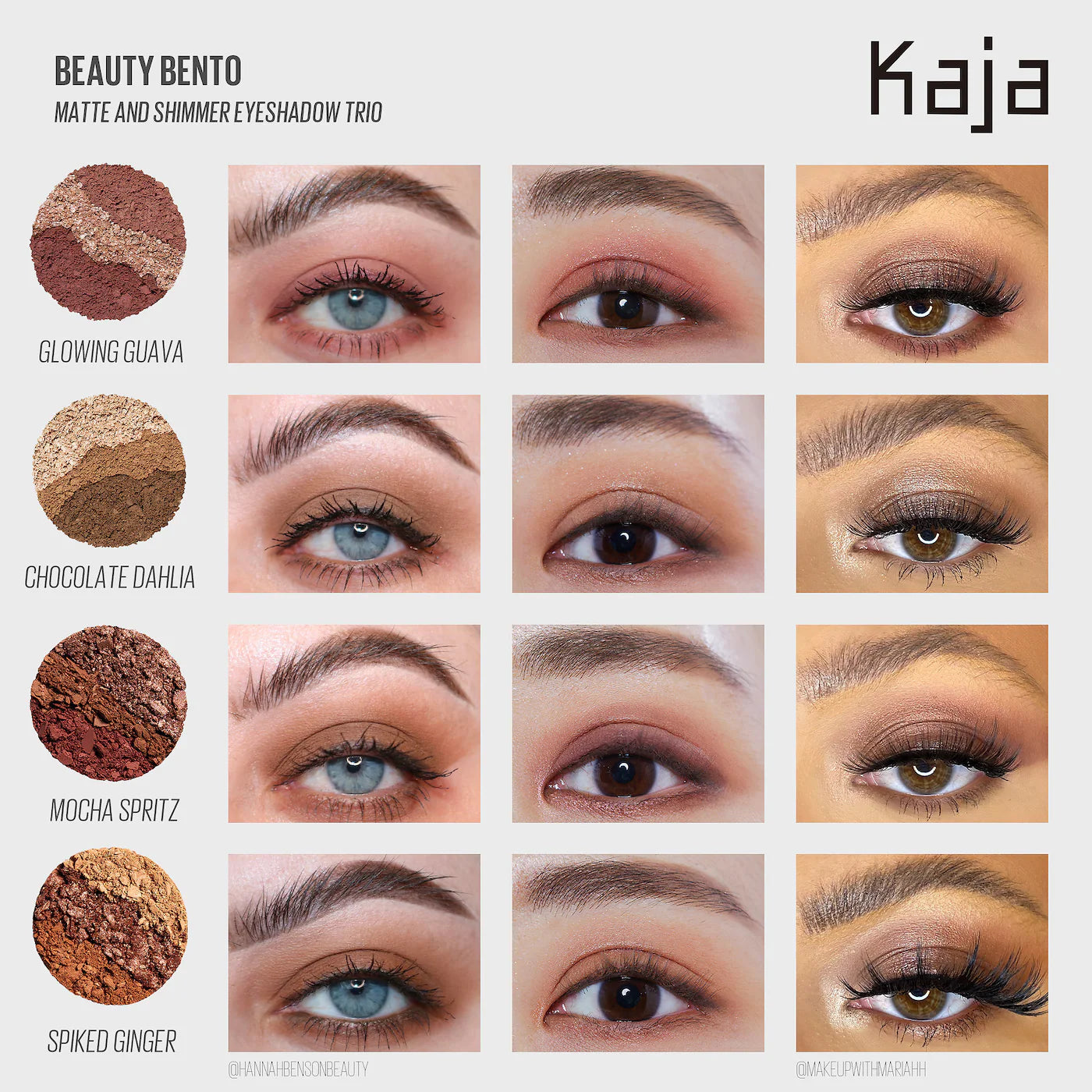 Eye Bento Bouncy Eyeshadow Trio - Kaja