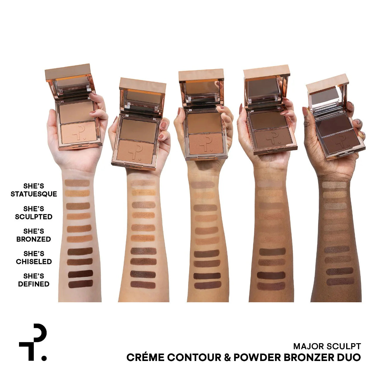 Major Sculpt Crème Contour & Powder Bronzer Duo - Patrick Ta