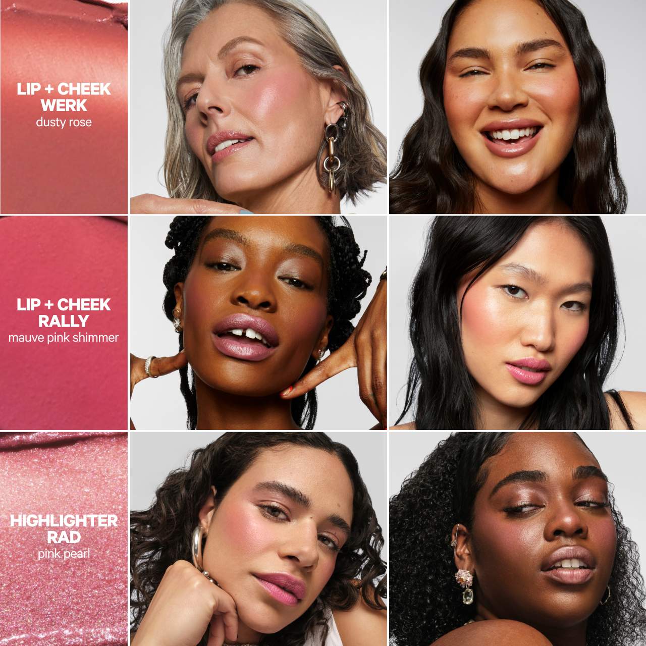 Sticks Party Mix Cream Blush + Highlighter Set - Milk