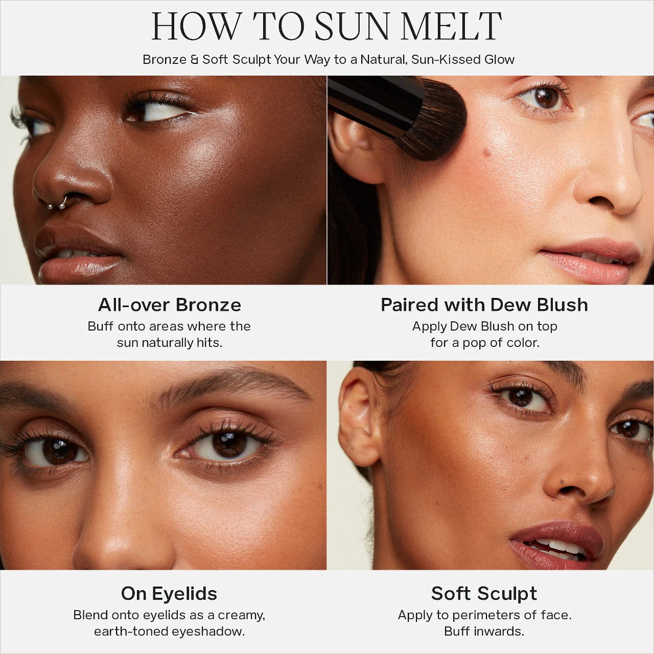 Sun Melt Natural Cream Bronzer - Saie
