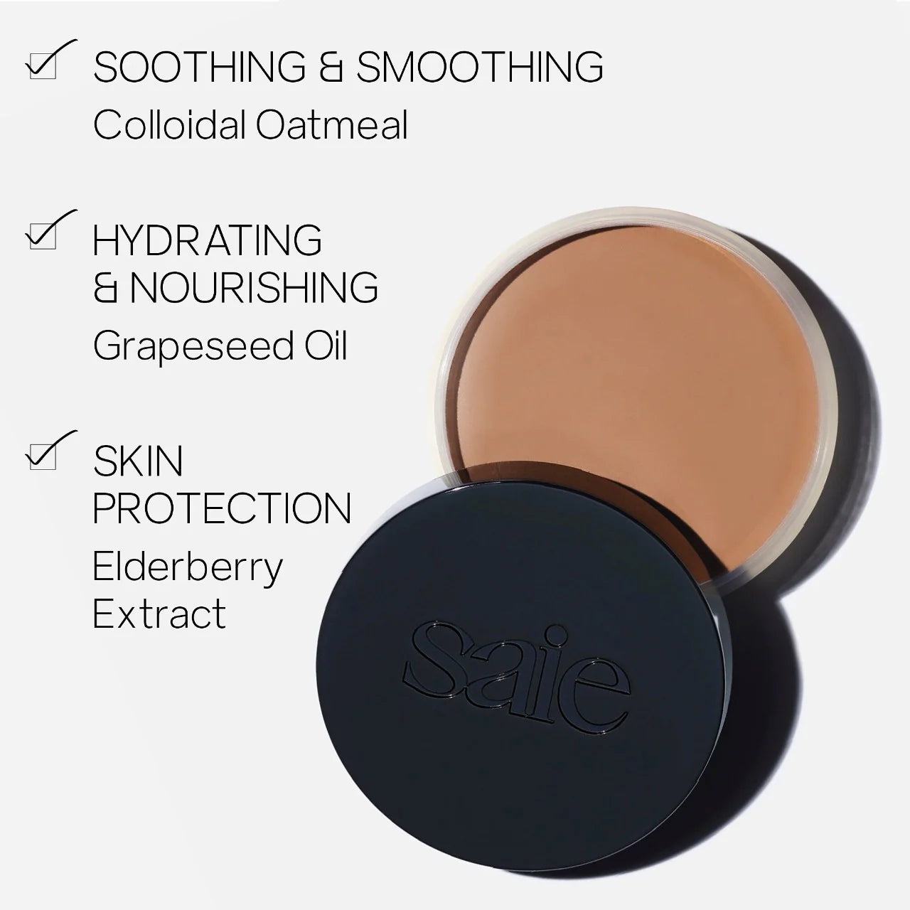 Sun Melt Natural Cream Bronzer - Saie