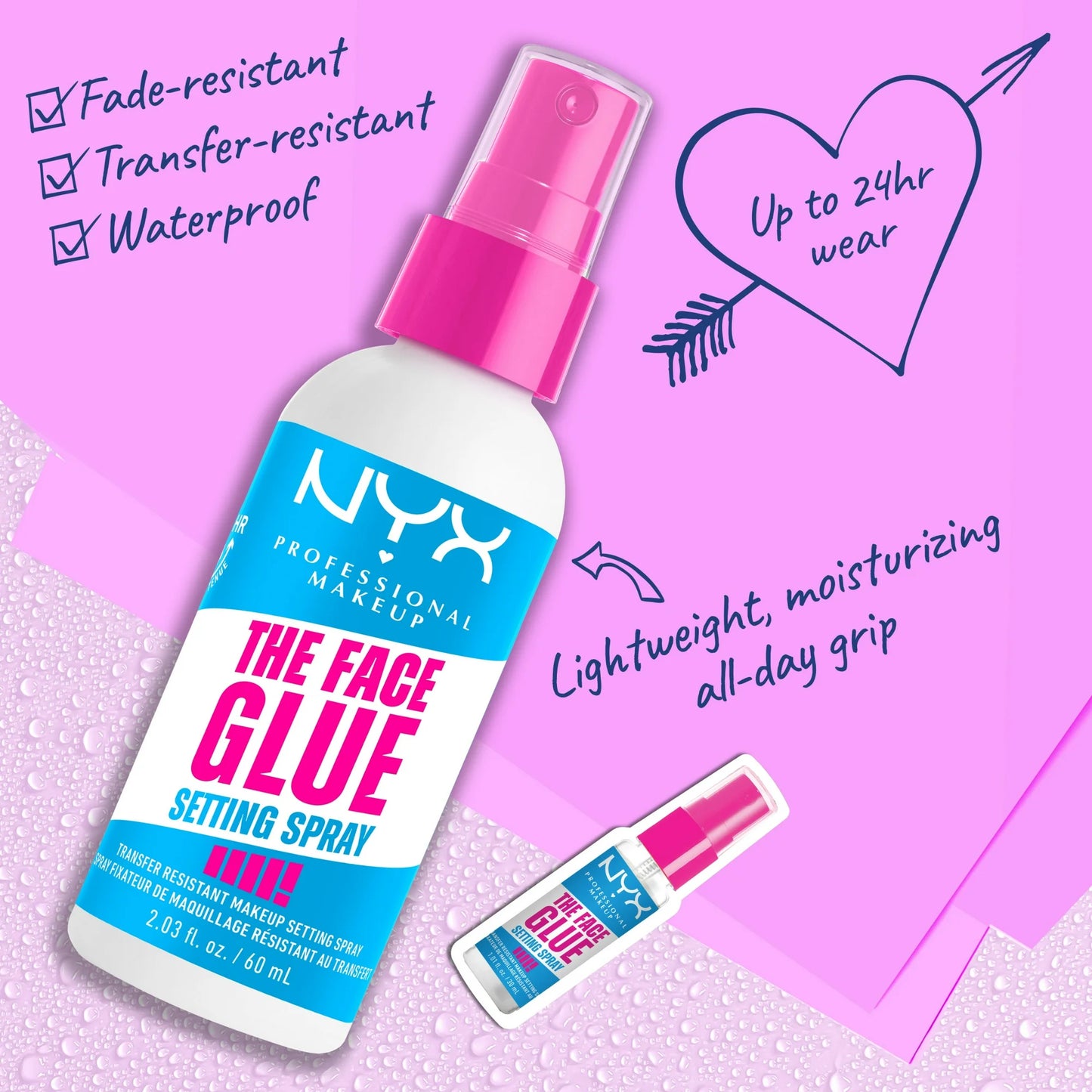 The Face Glue Setting Spray - NYX