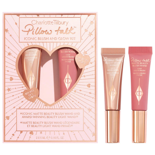 Mini Pillow Talk Iconic Blush and Glow Kit Set - Charlotte Tilbury