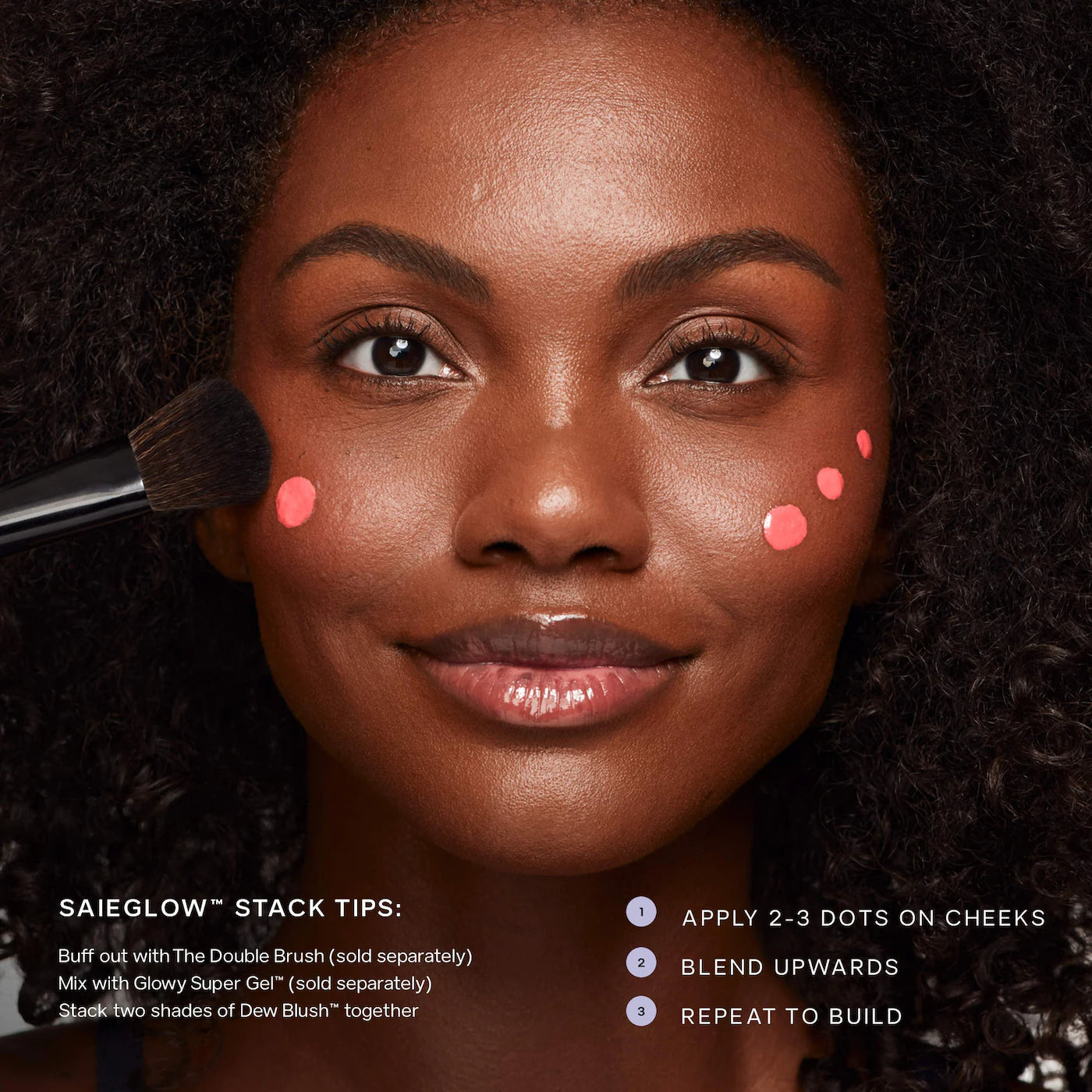Mini Dew Blush Trio Set - Saie