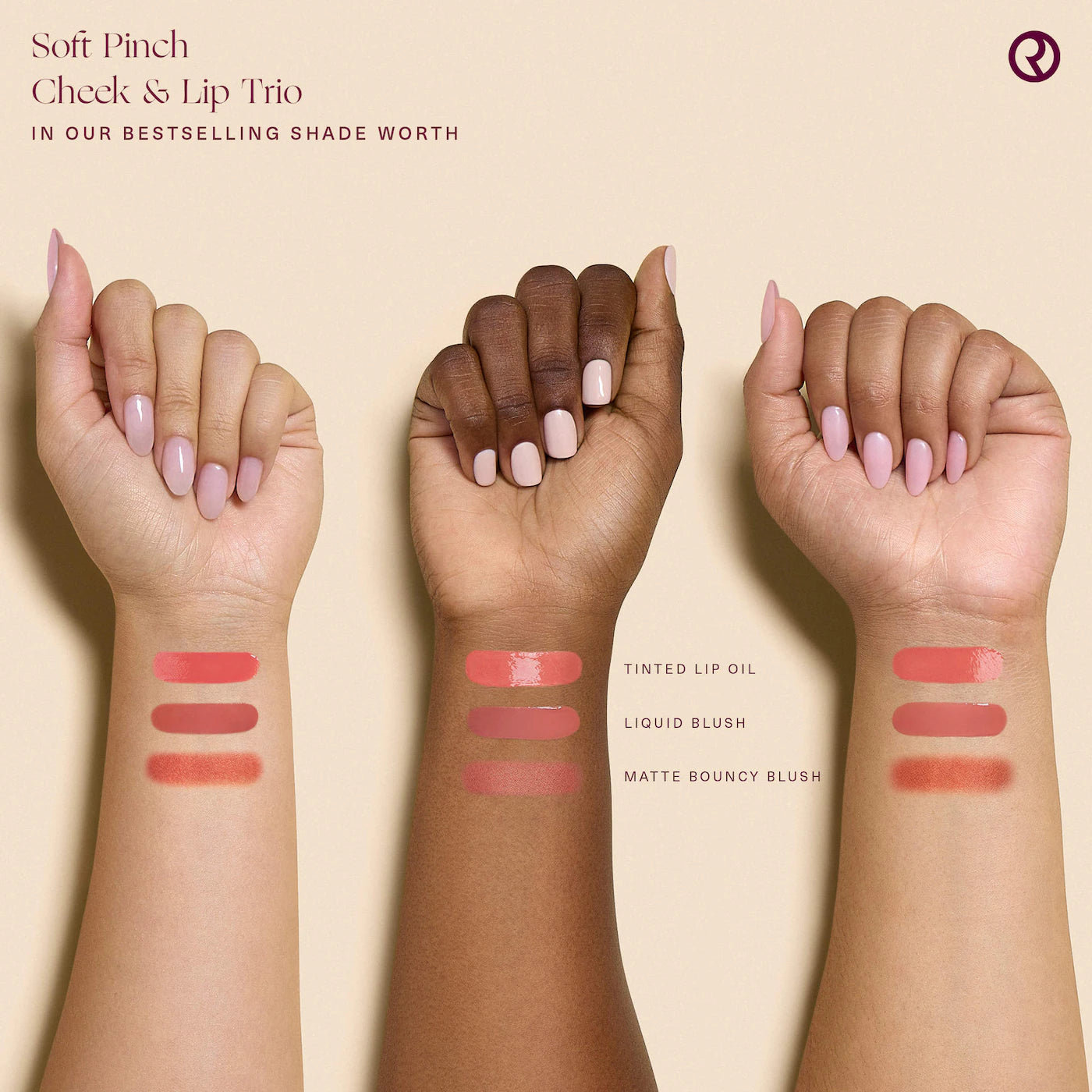 Soft Pinch Cheek & Lip Trio Set - Rare Beauty