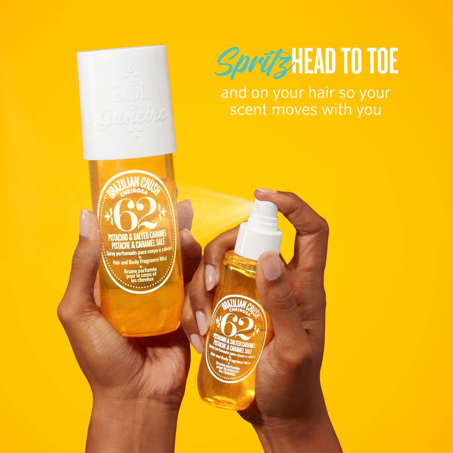 Brazilian Crush Cheirosa ’62 Bum Bum Hair Body Fragrance Mist Sol de Janeiro